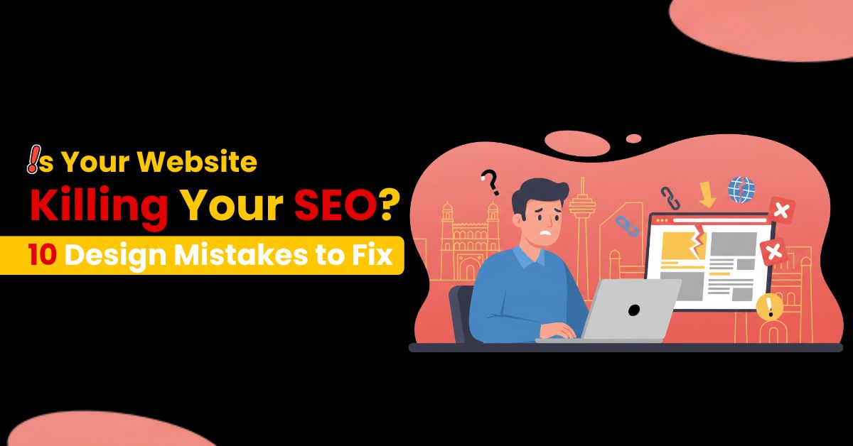 Is your website killing your SEO? Discover the top 10 web design mistakes that destroy rankings and learn exactly how to fix them to recover your traffic.