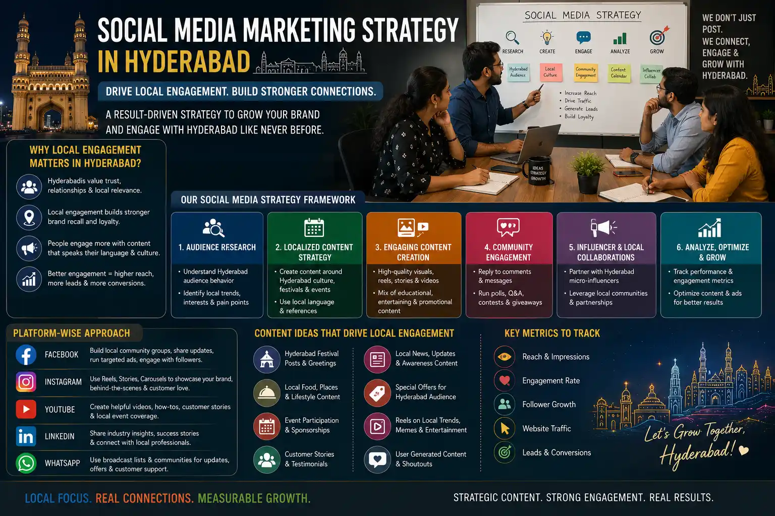 Social media marketing strategy in Hyderabad for local engagement