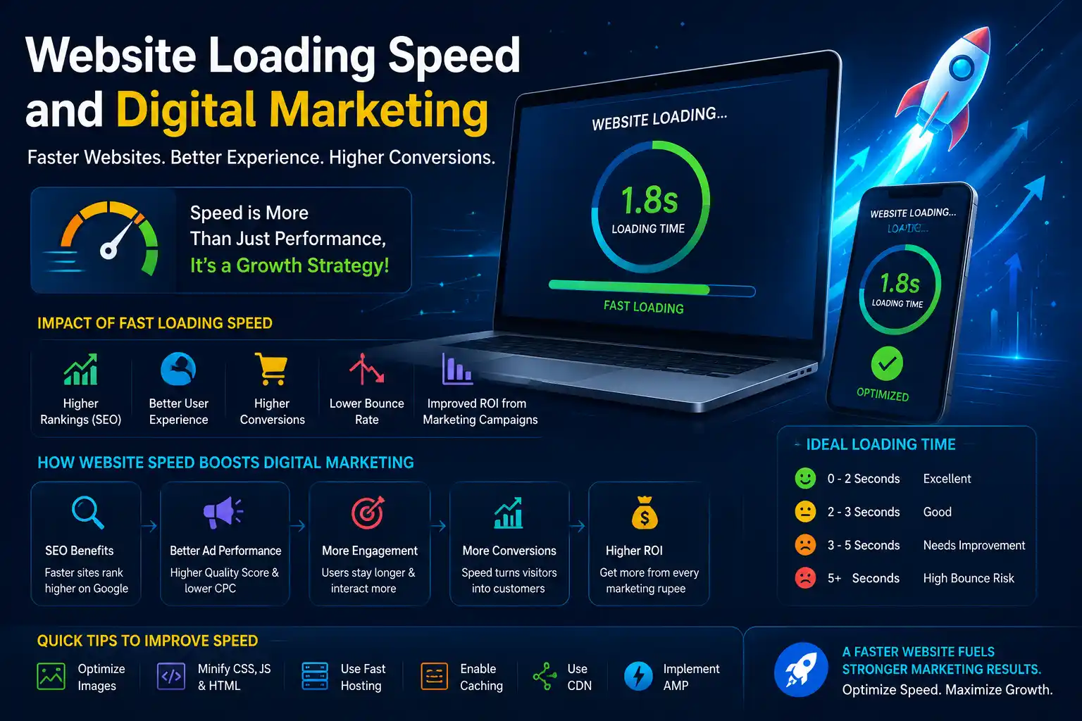 Website Loading Speed and Digital Marketing in Hyderabad analytical tools